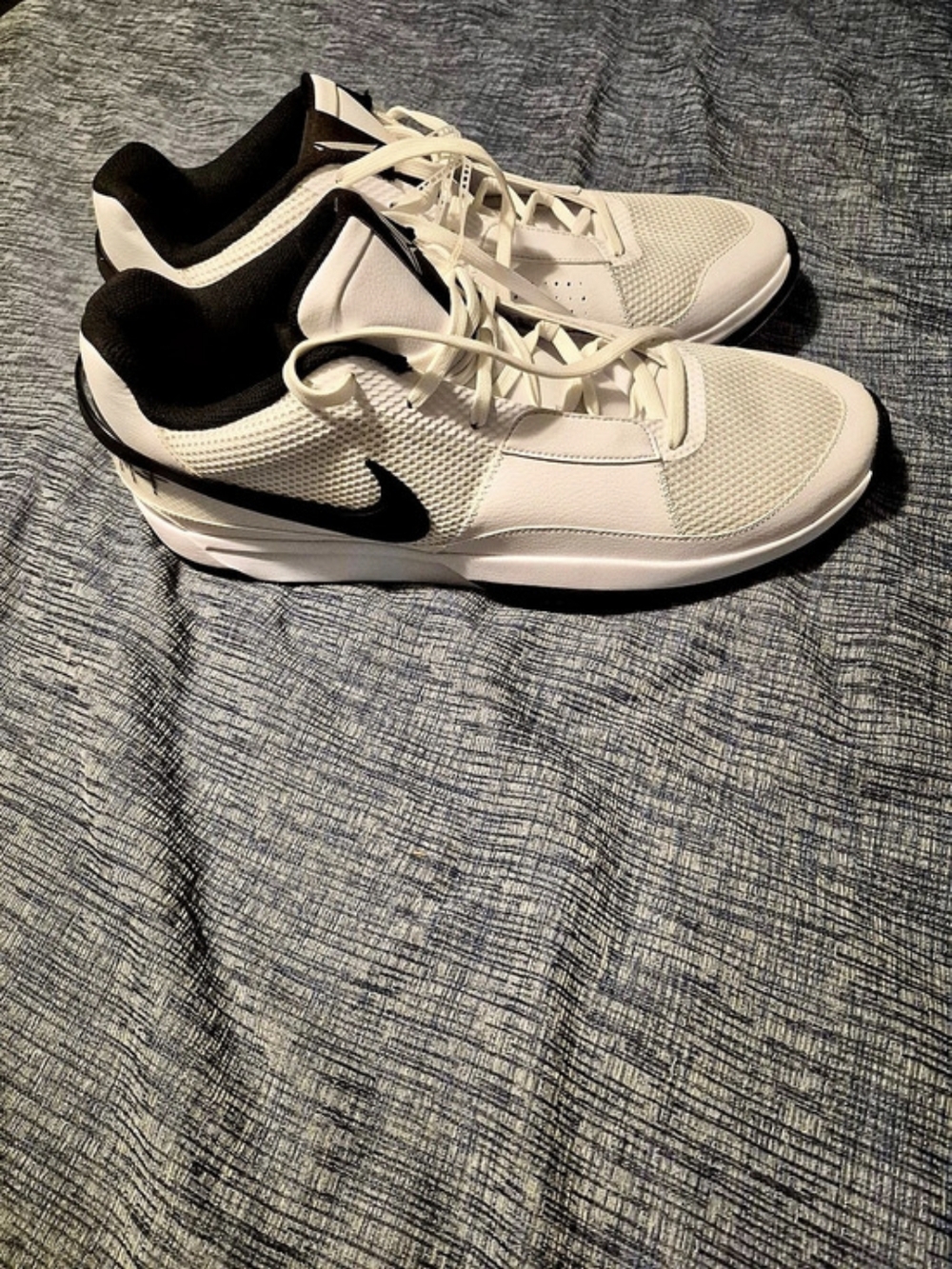 Nike Ja 1 TB 'White Black' Men's White & Black Athletic Shoes